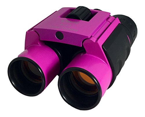 Pink Binoculars Compact Mini Folding: Perfect for Kids and Adults, Fits